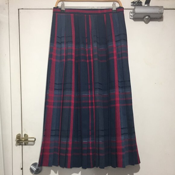 VINTAGE WEATHERVANE PLAID PLEATED SKIRTS SIZE 12 - Picture 4 of 6